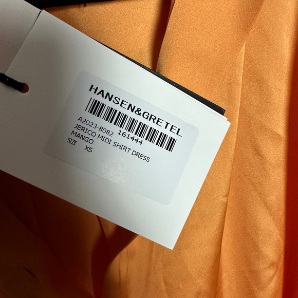 Hansen & Gretel Jerico Shirt Dress Mango Women’s XS New with Tags - Picture 11 of 11